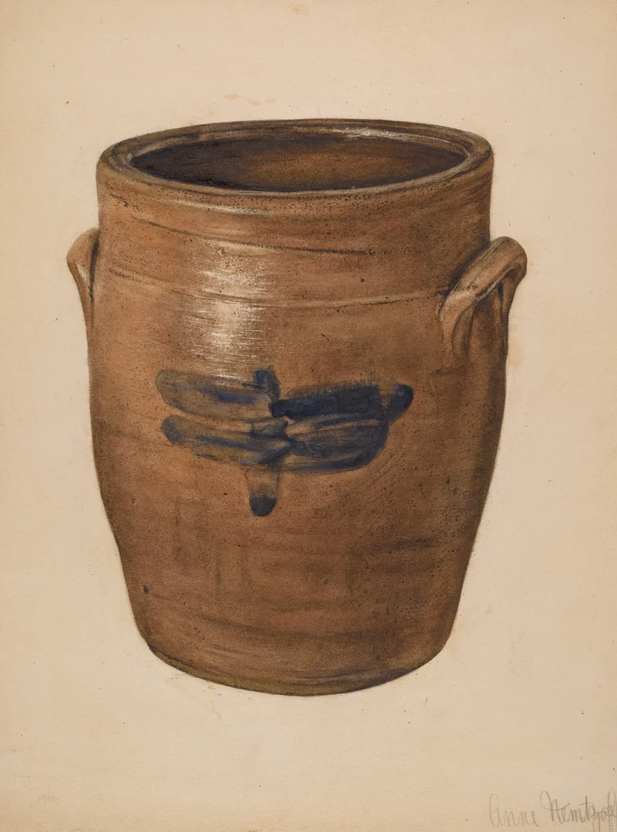 Crock by Anne Nemtzoff, index of american design, 1939