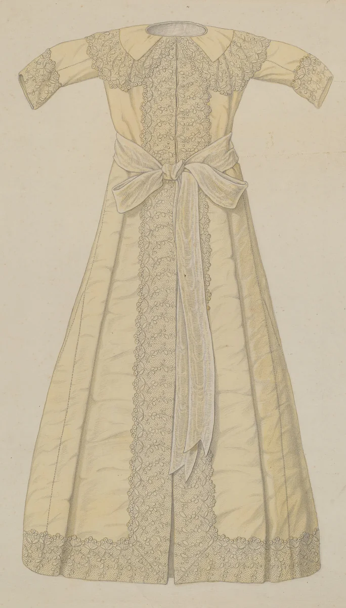 Child's Silk Coat by Jacob Gielens, index of american design, 1937