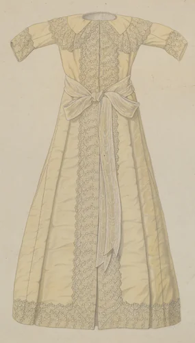 Child's Silk Coat by Jacob Gielens, index of american design, 1937