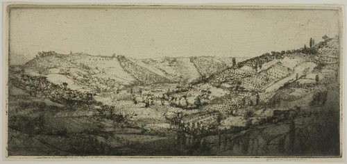 Val d'Ema by Donald Shaw MacLaughlan, print, 1909