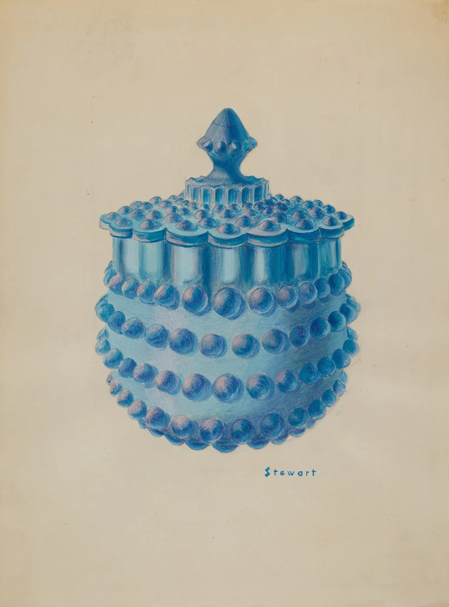 Sugar Bowl by Robert Stewart, index of american design, 1937