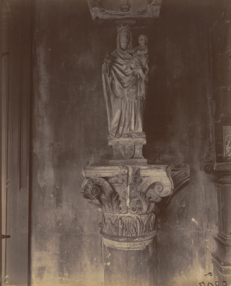 Cluny. Vierge du XVIème siècle by Eugène Atget, photograph, 1911