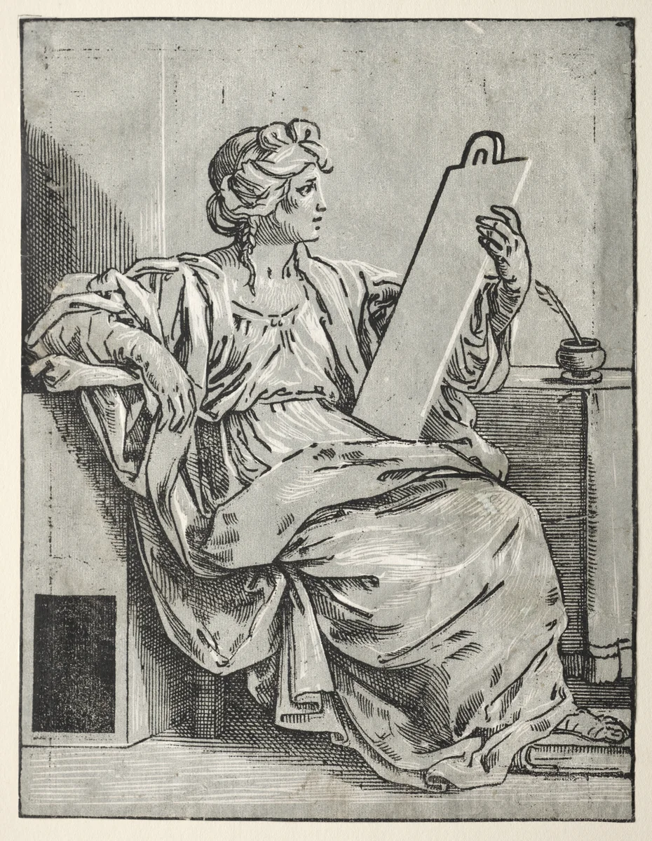 A Sibyl by Bartolommeo Coriolano, print, 1635-1645