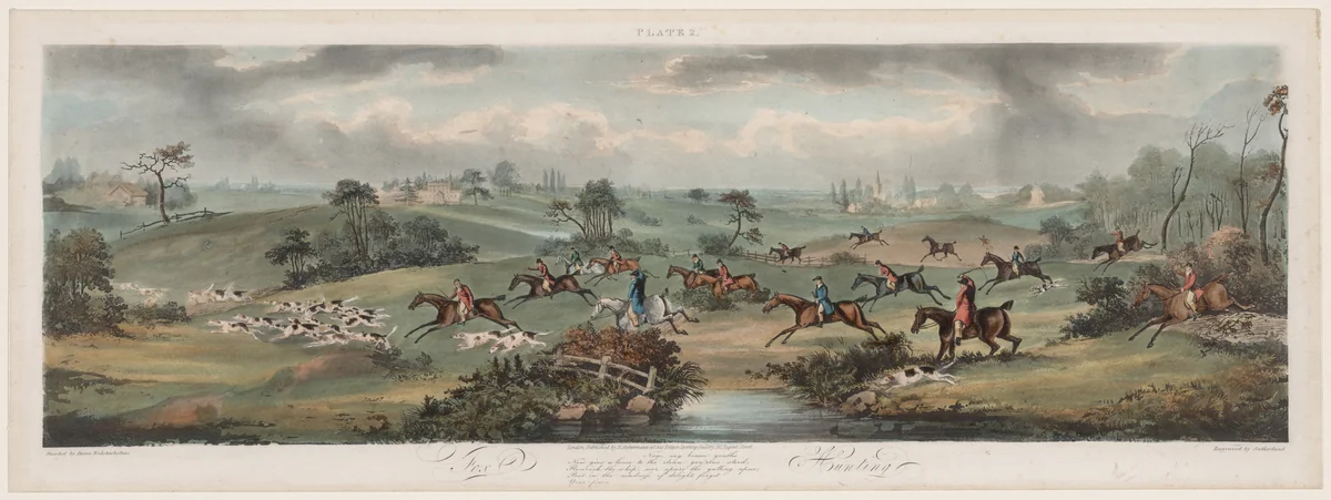 Fox Hunting, No. 2 by Thomas Sutherland, print