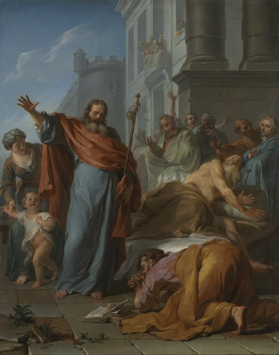 The Miracles of Saint James the Greater by Noël Nicolas Coypel, painting, 1726