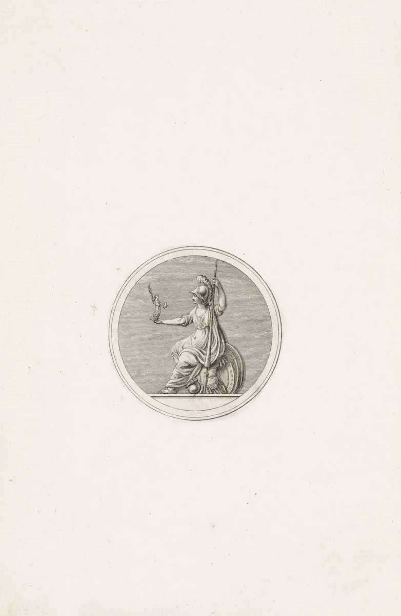 Personificatie van de stad Rome by Reinier Vinkeles, print, 1798