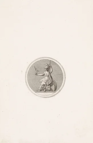 Personificatie van de stad Rome by Reinier Vinkeles, print, 1798