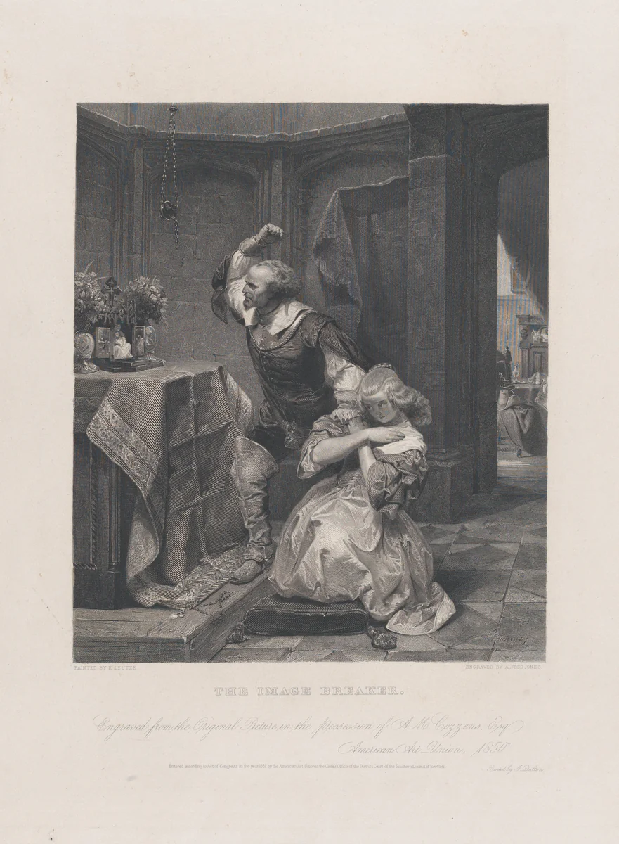 The Image Breaker by Alfred Jones, print, 1851