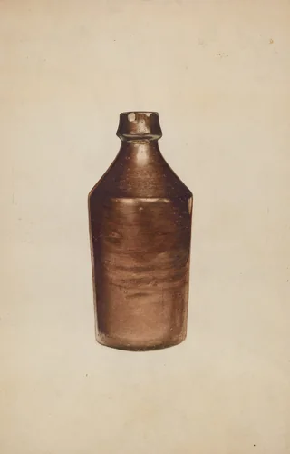 Beer Bottle by Arthur Stewart, index of american design, 1938