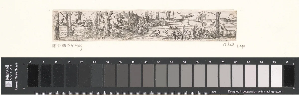 Eendenjacht by Unknown, print, 1524-1562