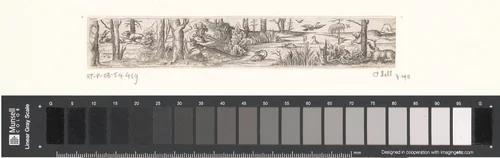 Eendenjacht by Unknown, print, 1524-1562