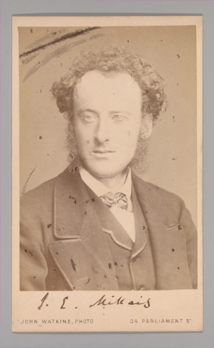 [John Everett Millais] by John and Charles Watkins, photograph, 1860-1869