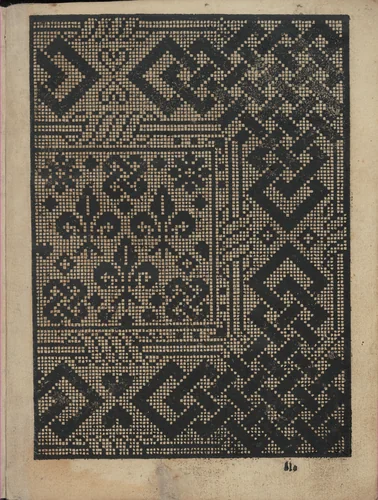 Libbretto nouellamete composto per maestro Domenico da Sera...lauorare di ogni sorte di punti, page 2 (recto) by Domenico da Sera, book, 1532