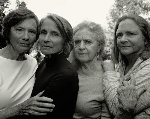 The Brown Sisters by Nicholas Nixon, photograph, 2021