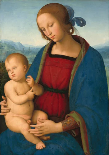 Madonna and Child by Pietro Perugino, painting, 1500