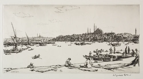 Constantinople by Muirhead Bone, print