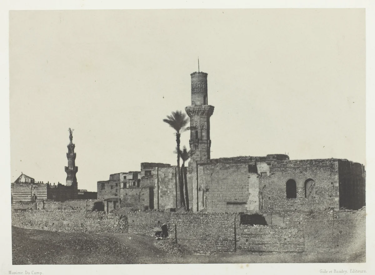 Mosquée près de Bab-el-Saïda, Le Kaire, plate 2 from the album "Egypte, Nubie, Palestine et Syrie," (1852) by Maxime Du Camp, photograph, 1849-1851
