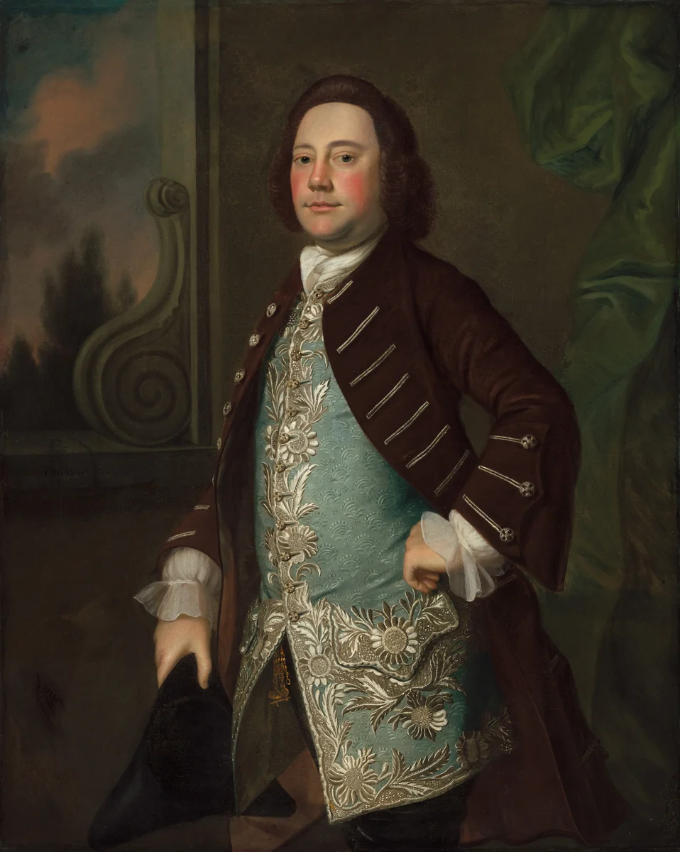 Portrait of a Gentleman by Joseph Blackburn, painting, 1755-1765