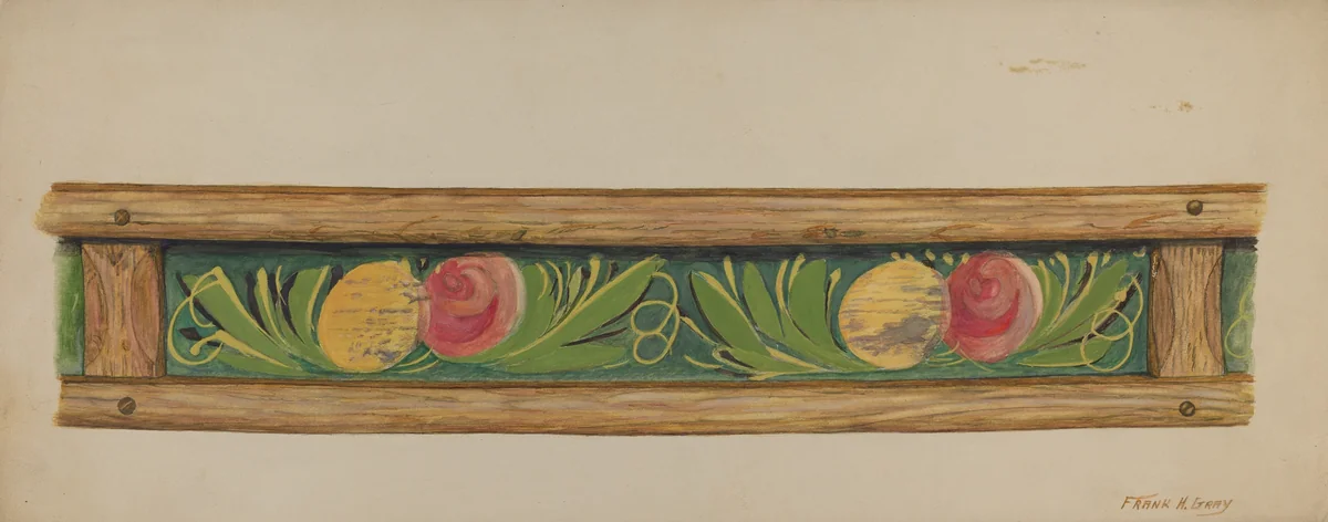 Painted Panel by Frank Gray, index of american design, 1938