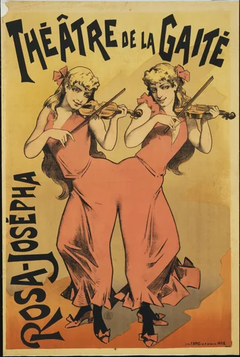 Théâtre de la Gaité, Rosa-Josépha by Alfred Choubrac, design