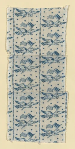 Fragment by United States, textile, 1876