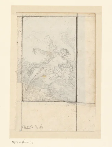 Aurora (after Boucher) by anonymous, drawing, 1769-1825