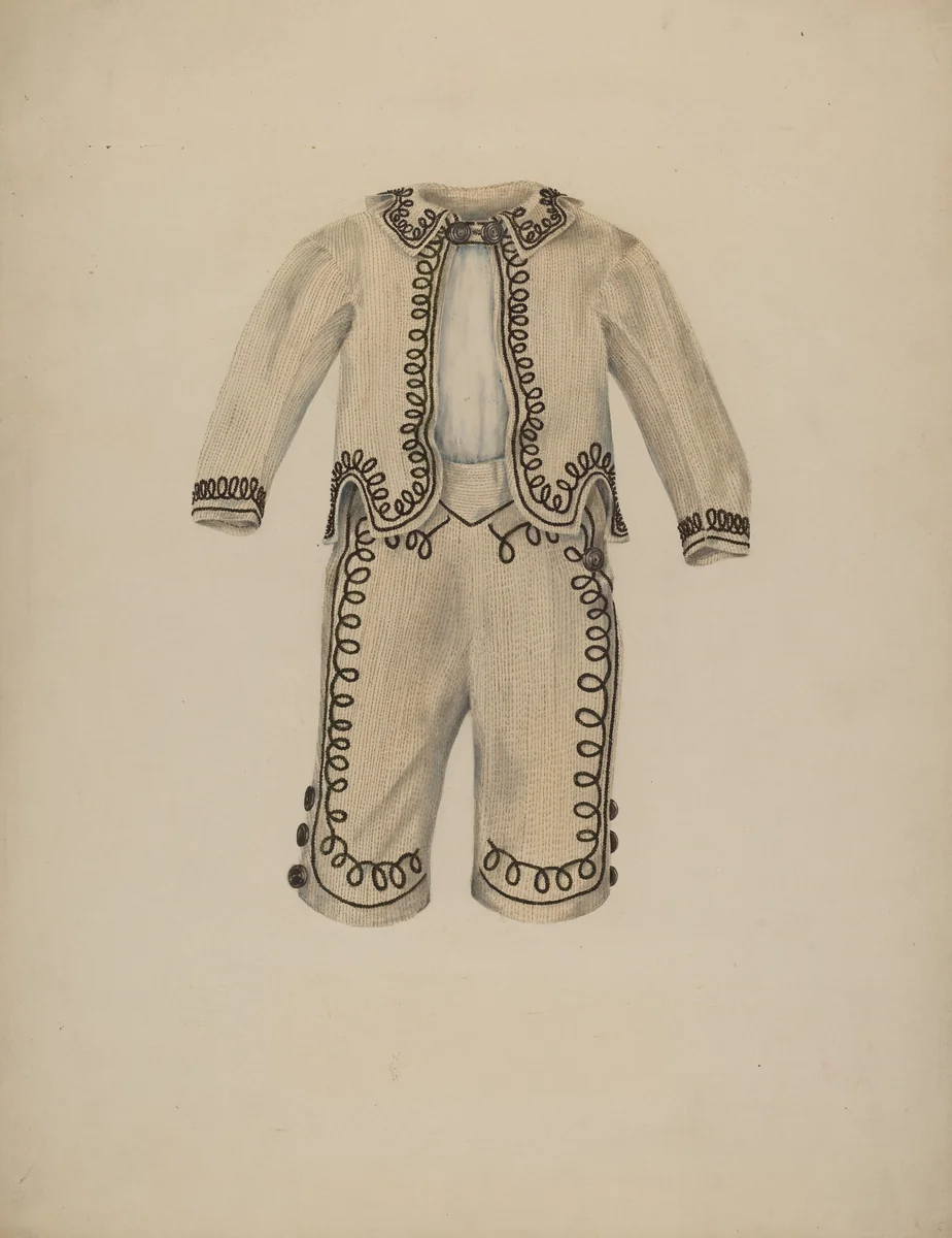Boy's Suit by Marjorie McIntyre, index of american design, 1935-1942