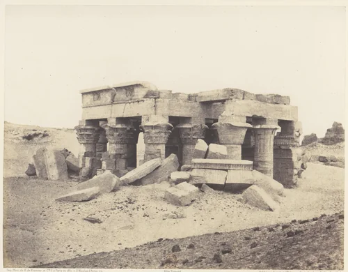 Kôm-Ombou (Ombos), Vue Générale des Ruines by Félix Teynard, photograph, 1851-1852