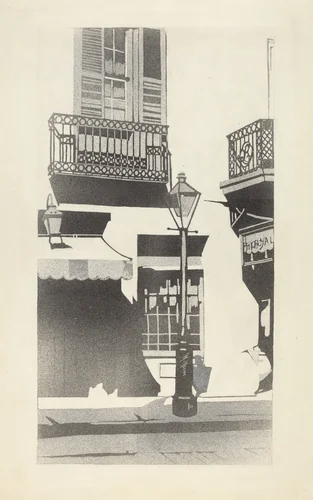 Balcony Railing by Aurelia Arbo, index of american design, 1935-1942