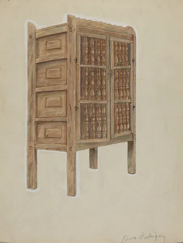 Trostero by Eliseo Rodriguez, index of american design, 1935-1942