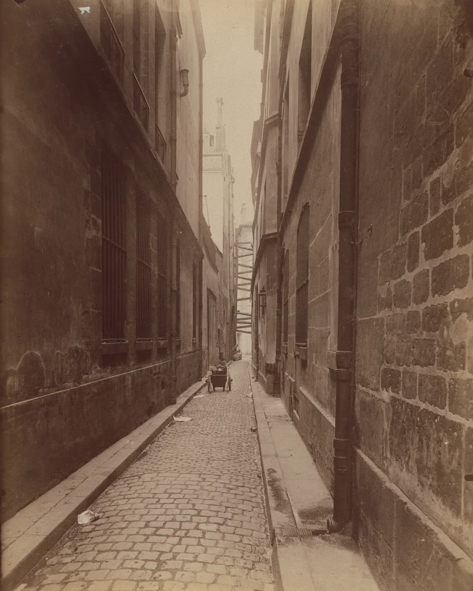 Rue Taille-Pain by Eugène Atget, photograph, 1900