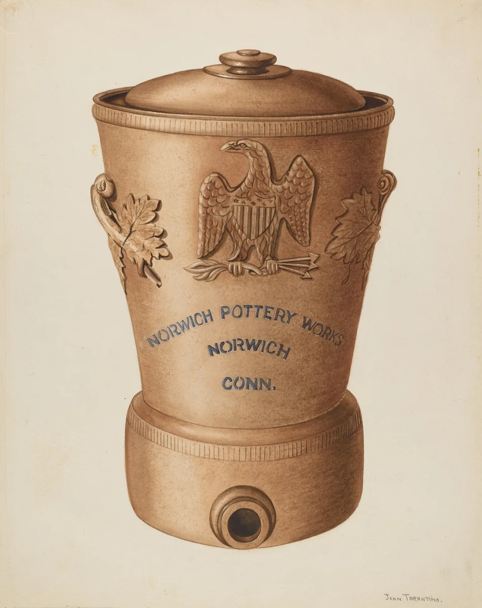 Water Cooler by John Tarantino, index of american design, 1941