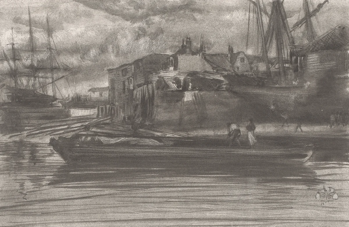 Limehouse by James McNeill Whistler, print, 1878
