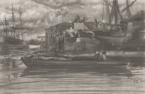 Limehouse by James McNeill Whistler, print, 1878