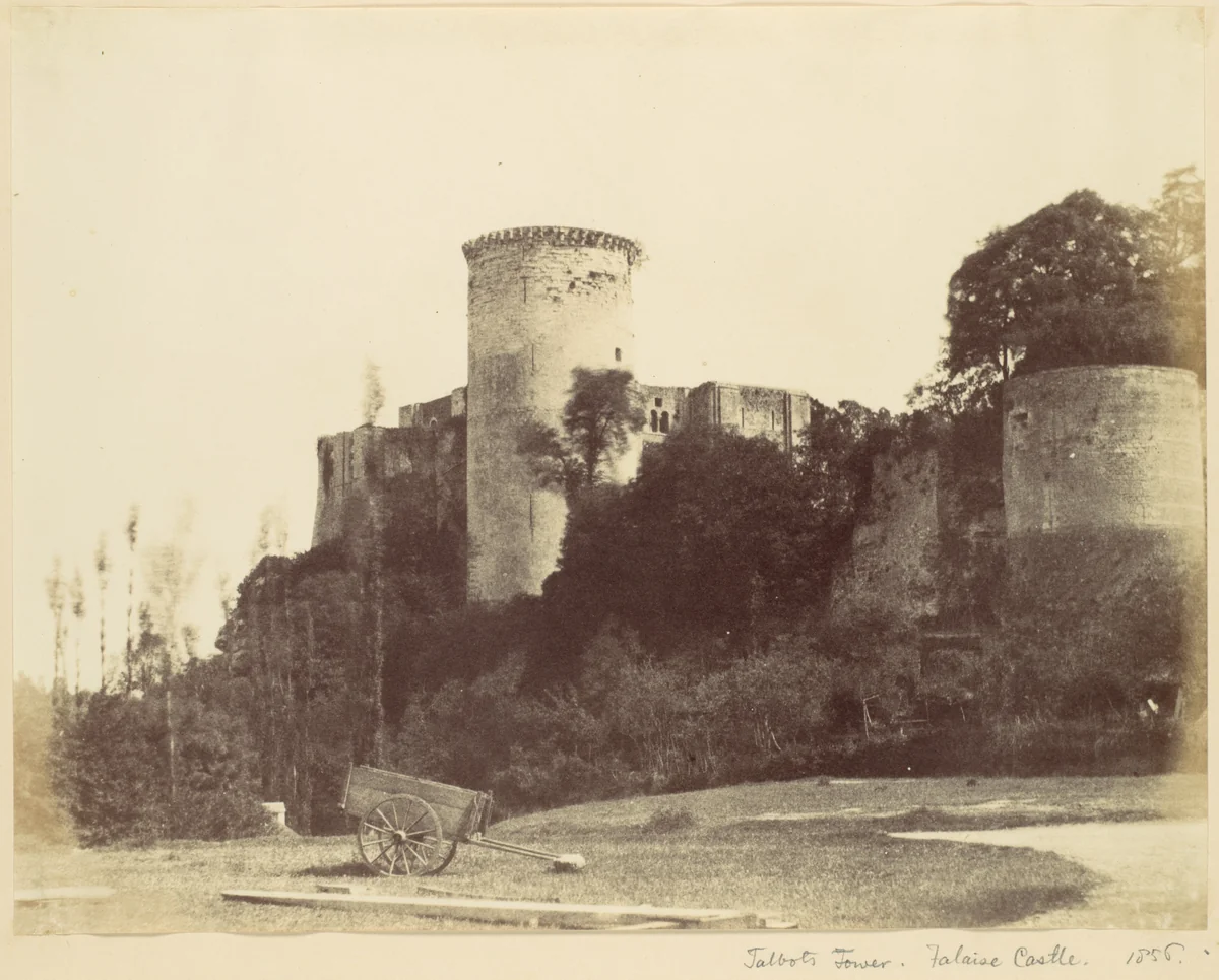 Talbot's Tower, Falaise Castle by Alfred Capel-Cure, photograph, 1856