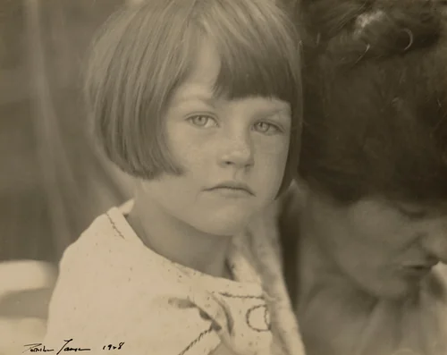 Frances and Gertrude Clausen, Oakland by Dorothea Lange, photograph, 1928