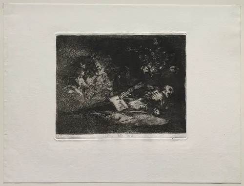 The Horrors of War: Nothing. The Event Will Tell by Francisco de Goya, print, 1810-1820