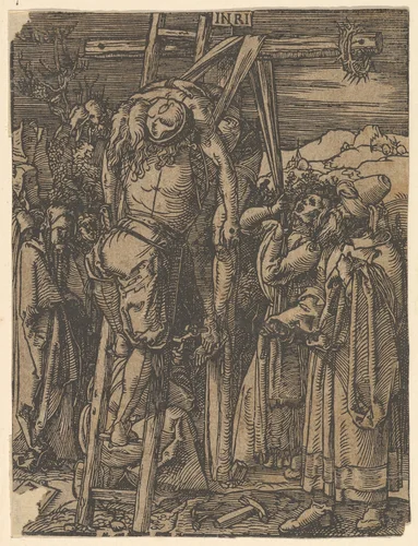 The Descent from the Cross, from "The Little Passion" (copy) by Albrecht Dürer, print, 1485-1600