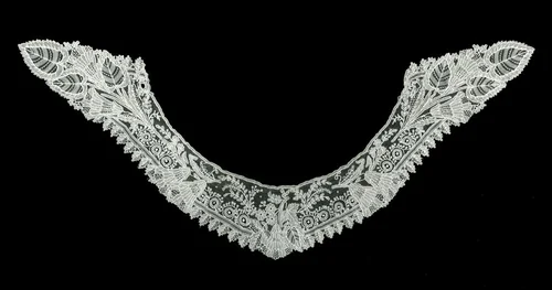Collar by Belgium, textile, 1860-1889