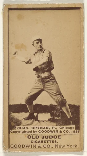 Chas. Brynan, Pitcher, Chicago, from the Old Judge series (N172) for Old Judge Cigarettes by Goodwin & Company, photograph, 1888