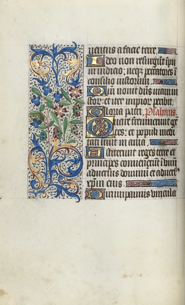 Book of Hours (Use of Rouen): fol. 57v by Master of the Geneva Latini, book, 1465-1475