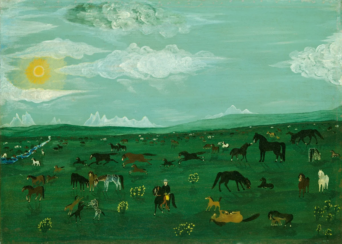 Spring on the Range by American 19th Century, painting, 1875-1899