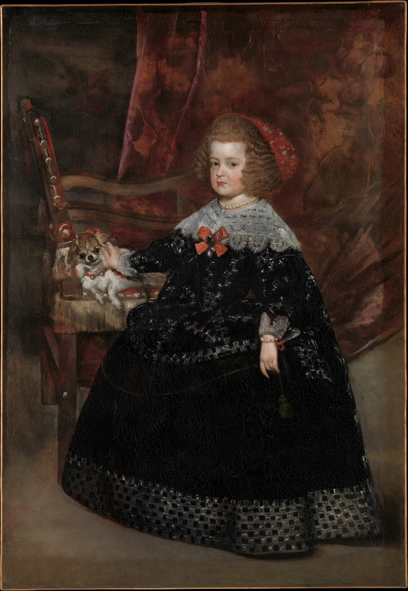 María Teresa (1638–1683), Infanta of Spain by Juan Bautista Martínez del Mazo, painting, 1646