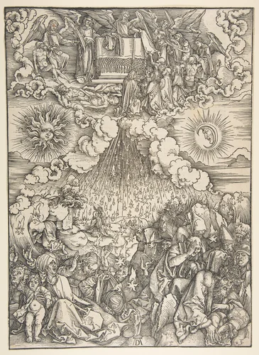 The Opening of the Fifth and Sixth Seals, from "The Apocalypse" by Albrecht Dürer, print, 1492-1503