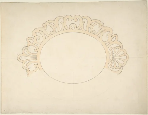 Frame Design by anonymous, drawing, 1800-1899