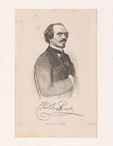 Portret van C.J. Seyffart by anonymous, print, 1831-1863