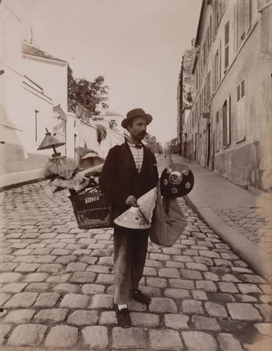 Marchand de abat-jours by Eugène Atget, photograph, 1899
