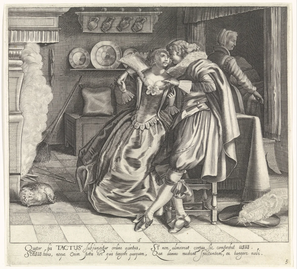 Untitled by Cornelis van Kittensteyn, print, 1620-1652