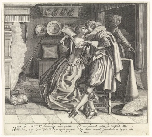 Untitled by Cornelis van Kittensteyn, print, 1620-1652