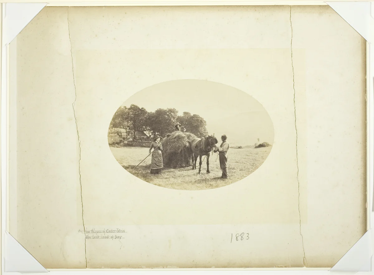 On the Slopes of Cader-Idris, The Last Load of Hay by Henry Peach Robinson, photograph, 1883